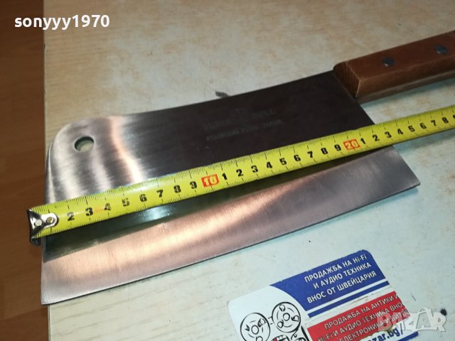 JAPAN-МАСИВЕН САТЪР-ЯК ГОЛЯМ ТЕЖЪК 1001241745, снимка 9 - Антикварни и старинни предмети - 43748015