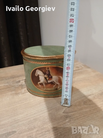 Немска старинна кутия за чай, снимка 6 - Антикварни и старинни предмети - 52188444