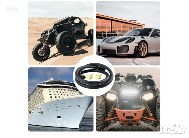 Маркуч за гориво + скоби, снимка 2 - Аксесоари и консумативи - 52908519