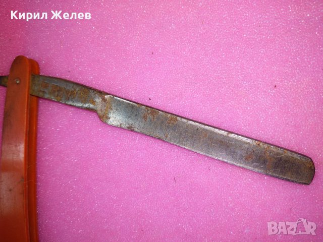 Старинен РЯДЪК с ЩЕМПЕЛ на ОСТРИЕТО - ERN 1166 - КОЛЕКЦИОНЕРСКИ БРЪСНАЧ 43171, снимка 12 - Антикварни и старинни предмети - 44010373