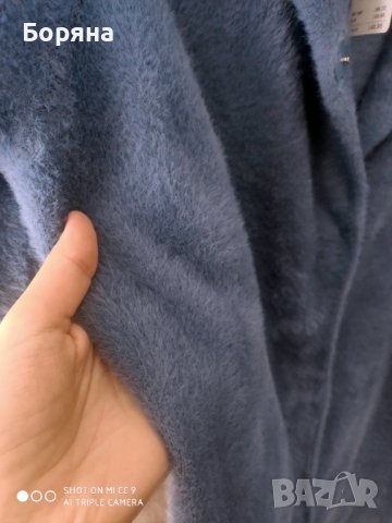 НАМАЛЕНА - OUI нова с етикет луксозна жилетка тип палто имитация кашмир, снимка 4 - Жилетки - 43244983