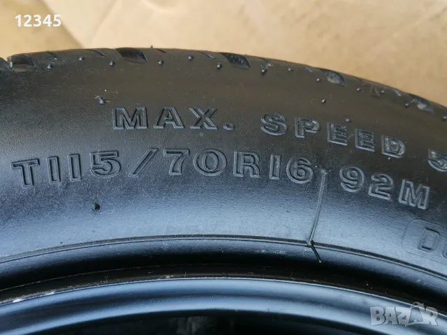 нова патерица 16’’5x110 originalna za opel 16”5х110 оригинална за опел-№95, снимка 8 - Гуми и джанти - 48648015