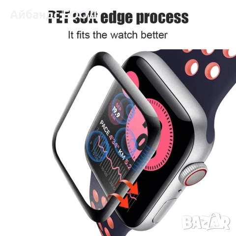 Протектор за екран Soft Glass за Apple Watch ULTRA/SE/9/8/7/6/5/4, снимка 5 - Други - 49407948