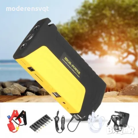 Комплект стартерно устройство High Power Jump starter за кола + компресор, снимка 5 - Аксесоари и консумативи - 48785327