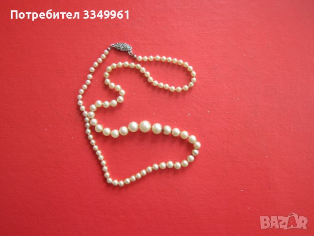 Страхотен гердан от перли и сребро , снимка 7 - Колиета, медальони, синджири - 36699688