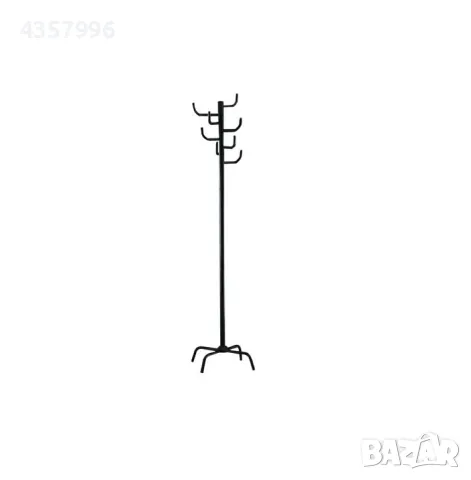 Закачалка за дрехи, Настолна, Метал, Черен 