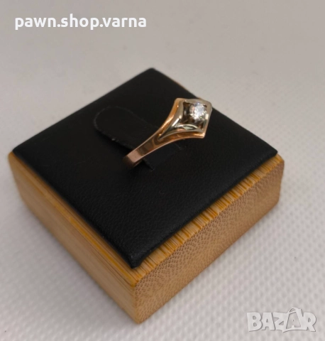 Винтидж златен пръстен – съветско злато, 583