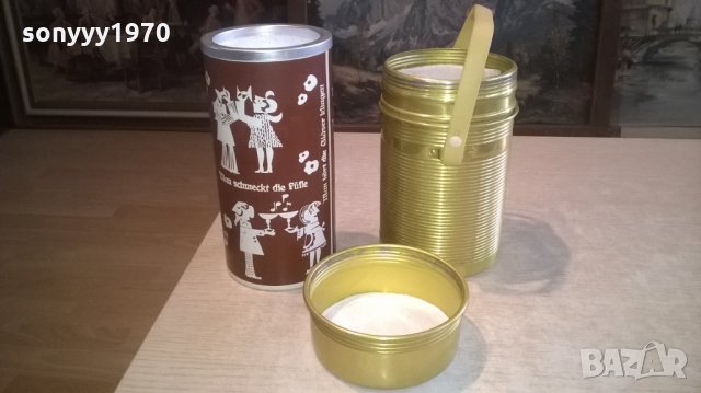 ретро термос-алуминиев и стар-21х11см, снимка 4 - Антикварни и старинни предмети - 28072861