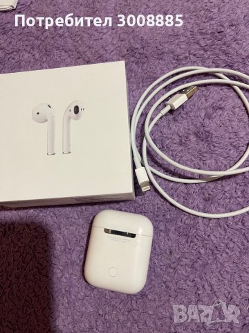 Оригинални AirPods 2nd generation , снимка 3 - Безжични слушалки - 43098387