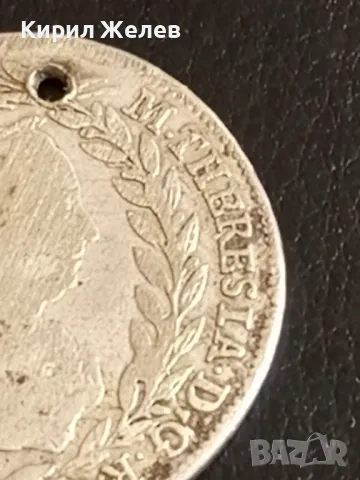 Сребърна монета 1779г. Австрия рядка уникат за КОЛЕКЦИОНЕРИ 47590, снимка 3 - Нумизматика и бонистика - 49054898