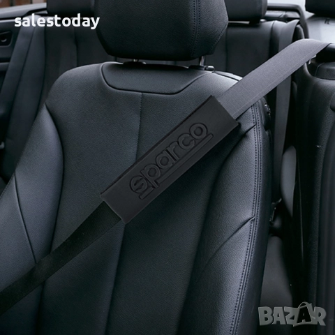 Протектор за колан Sparco, 2бр., черен, снимка 2 - Аксесоари и консумативи - 52272036