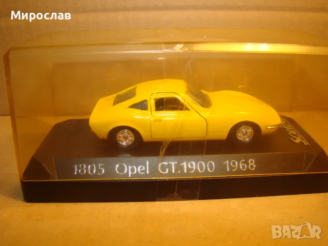 1/43 SOLIDO OPEL GT МОДЕЛ КОЛИЧКА ИГРАЧКА, снимка 3 - Колекции - 48493115