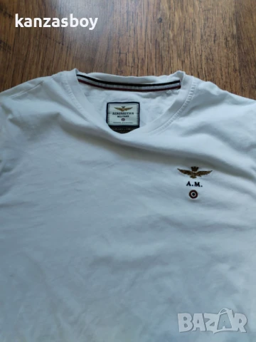 aeronautica militare - страхотна мъжка тениска L УМАЛЕНА, снимка 3 - Тениски - 50908375