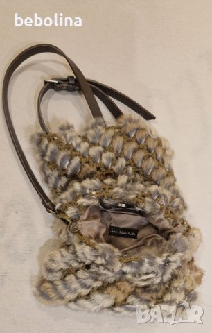 Дамска чанта от естествен косъм , снимка 4 - Чанти - 38959973