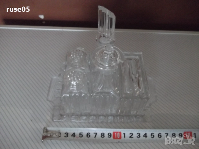 Оливерник стъклен от соца, снимка 4 - Аксесоари за кухня - 52509342