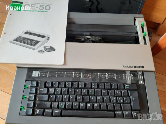 Brother електро пишеща машина, японска, снимка 1 - Антикварни и старинни предмети - 34976800