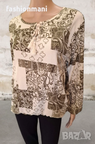 Елегантна блуза с ластик - код 1238, снимка 2 - Туники - 51888965