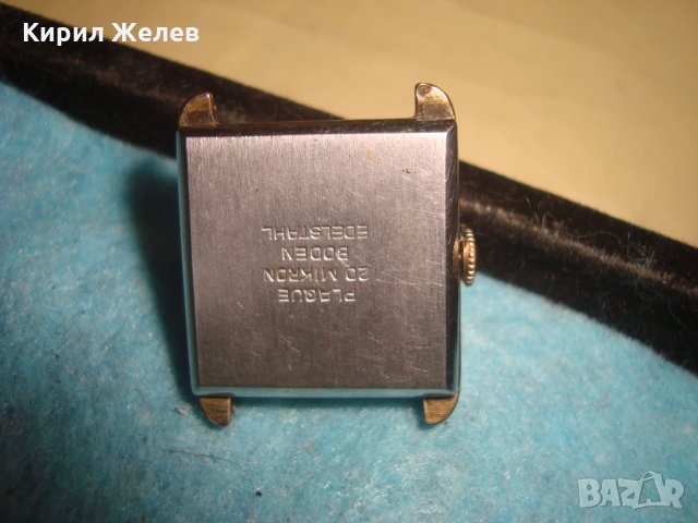 UMF RUHLA 15 RUBIS ANTIMAGNETIC 20 МИКРОНА ПОЗЛАТА Стар НЕМСКИ МЕХАНИЧЕН ЧАСОВНИК РУХЛА РЯДЪК 26300, снимка 2 - Антикварни и старинни предмети - 35161387