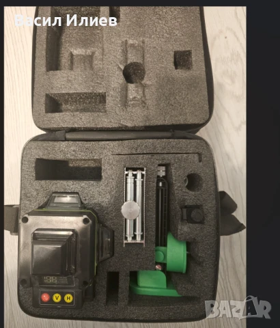 4D лазерен нивелир 16 линии четири точков самонивилиращ се зелен лазер