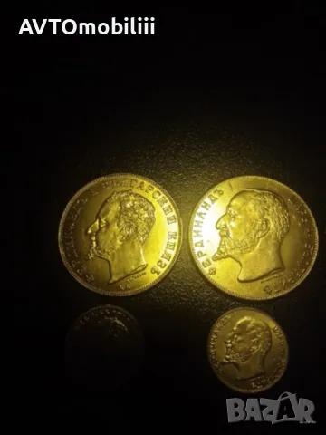 Лот от пет броя реплики позлатени монети 1894г и 1912 г, снимка 9 - Колекции - 48466145
