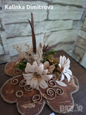 Декорации с цветя-ръчна изработка., снимка 9 - Декорация за дома - 53130876