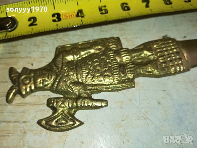 ЗЛАТЕН НОЖ ВНОС ФРАНЦИЯ 1512221941, снимка 10 - Антикварни и старинни предмети - 39022687