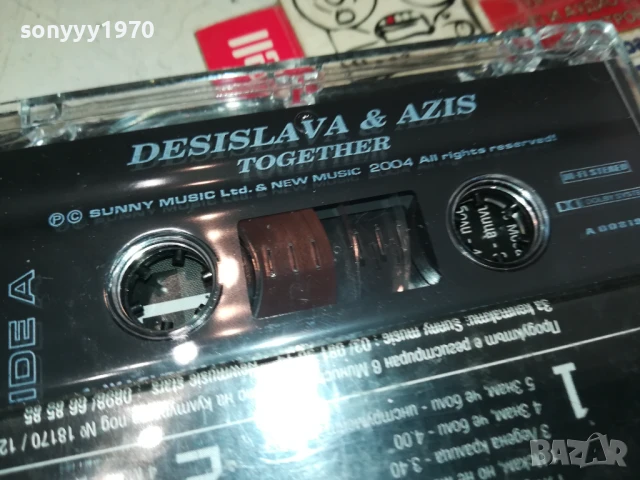 DESISLAVA & AZIS-ORIGINAL TAPE 3005251543, снимка 4 - Аудио касети - 50485455