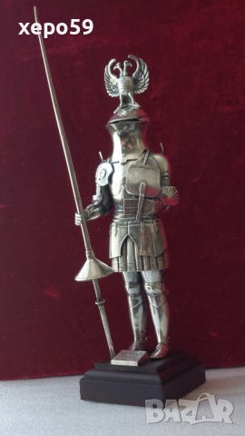 Много рядка фигура- скулптура от солидно сребро 800,края на 19век Ръчна работа.