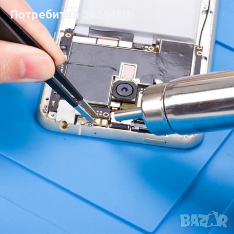 Професионална станция с горещ въздух комбинирана с поялник с LCD дисплеи, снимка 14 - Поялници и запояване - 40159873