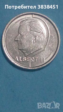1 франк 1996 г.Бельгия, снимка 2 - Нумизматика и бонистика - 43928217
