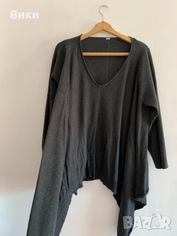 Асиметрична дамска блуза, снимка 2 - Блузи с дълъг ръкав и пуловери - 26657715