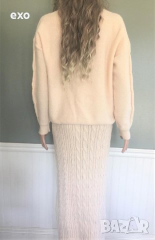 Костюм с пола, Елегантен костюм, Дамски костюм, Пуловер с пола, снимка 3 - Рокли - 43231577