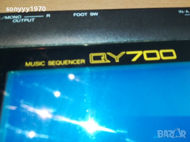 YAMAHA QY700 MUSIC SEQUENCER-MADE IN JAPAN 1405221743, снимка 4 - Ресийвъри, усилватели, смесителни пултове - 36759865