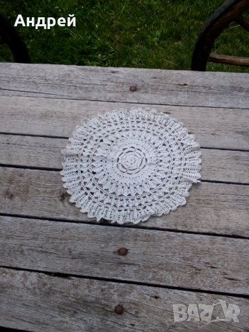 Стара плетена покривка #16