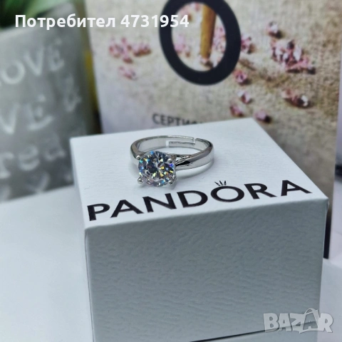 Дамски пръстени Pandora , снимка 2 - Пръстени - 53402621