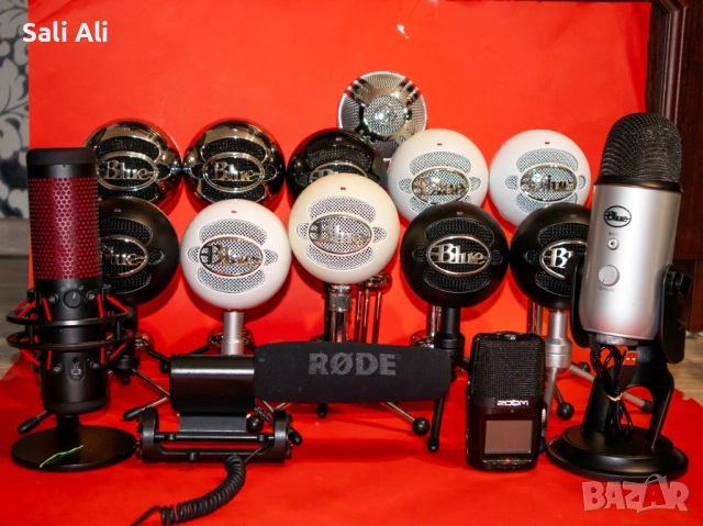 Микрофони Blue Snowball Ice, Blue Yeti, Zoom H2N, Philips, iDance – перфектно състояние, снимка 3 - Микрофони - 51807266