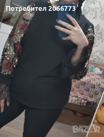 Блуза с бродерия Lucy , снимка 4 - Блузи с дълъг ръкав и пуловери - 43887058