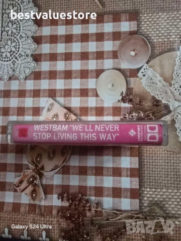 Westbam We'll Never Stop Living This Way Аудиокасета, снимка 3 - Аудио касети - 50488330