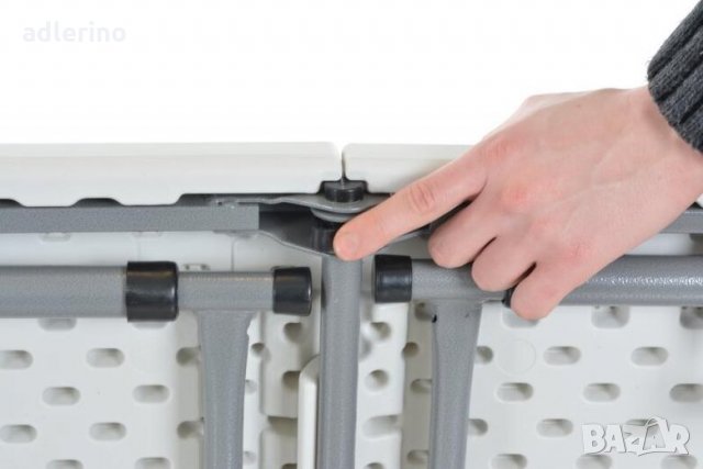 Сгъваема къмпинг маса, козметична маса 122 x 61 см(120x60), бяла, снимка 5 - Друго оборудване - 34160816