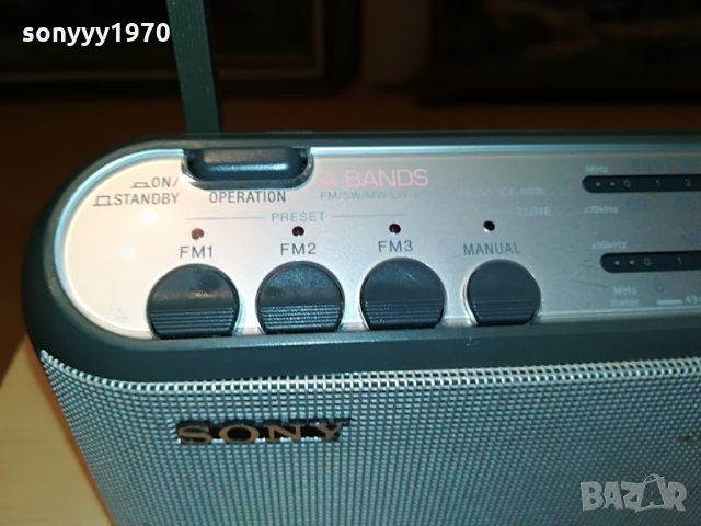 sony icf-903l внос germany 2207211104, снимка 4 - Радиокасетофони, транзистори - 33593416