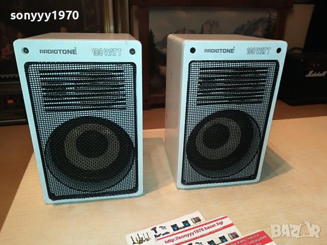 RADIOTONE SM1002 100WATT/8ohm X2 ВНОС-SWISS L2510221331, снимка 3 - Тонколони - 38447466