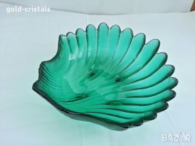 купички цветно зелено стъкло , снимка 7 - Антикварни и старинни предмети - 27472839