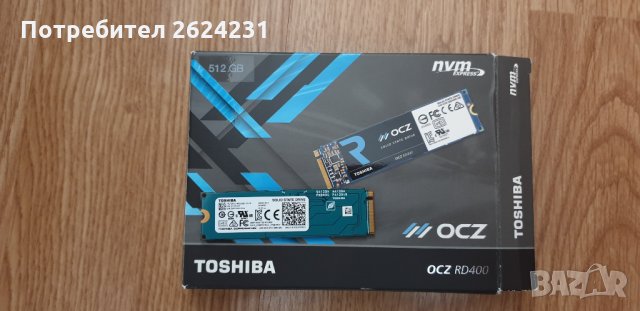 512GB OCZ Toshiba RD400 PCIe M.2 Solid State Drive SSD, снимка 4 - Части за лаптопи - 28570832