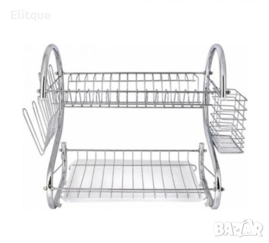 Луксозен S-образен сушилник за домакински съдове, двуредов. ТОП ЦЕНА, снимка 7 - Други - 52898265