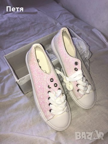 Дамски гуменки - брокатени, снимка 1