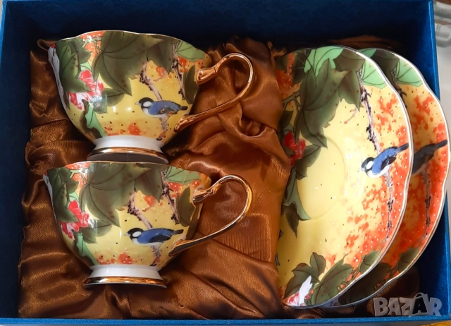 Голямо Намаление на чаши и комплекти за кафе костен порцелан , снимка 12 - Подаръци за юбилей - 43694999