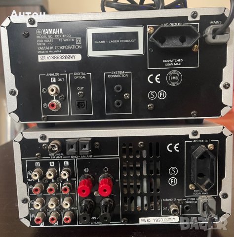 YAMAHA pianocraft  receiver CD колони RX-E100 CDX-E100 NX-E800 дистанционно, снимка 5 - Аудиосистеми - 34846152