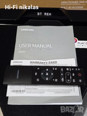 активна блутут тонколона аудио система SAMSUNG MX-T70 Sound Tower , снимка 4 - Тонколони - 52051572