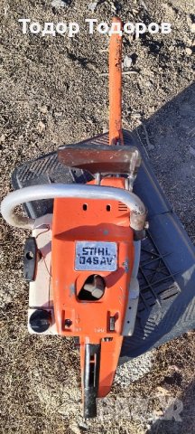 Резачка STIHL 045 AV 77cc 5.2к.с. 50см За дърва ОРИГИНАЛ ПРОФЕСИОНАЛНА, снимка 2 - Градинска техника - 42990027