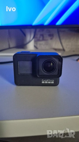 GoPro Hero 7 Black + допълнителна батеиря и челник GoPro, снимка 2 - Камери - 53302391